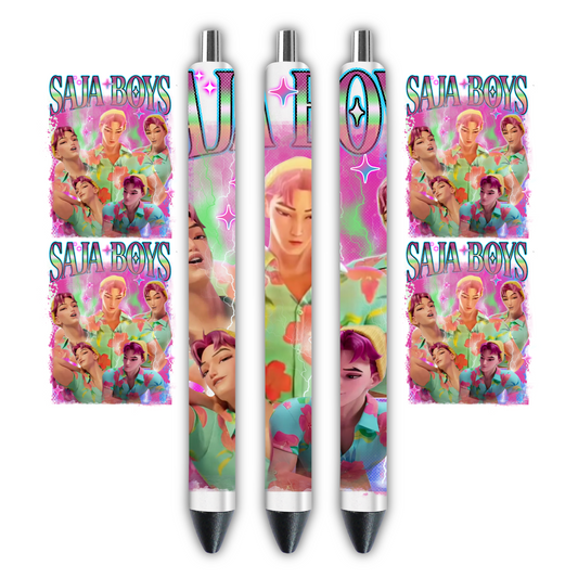 saja boys 002- Pen wrap 1.3 x 4.3 inches