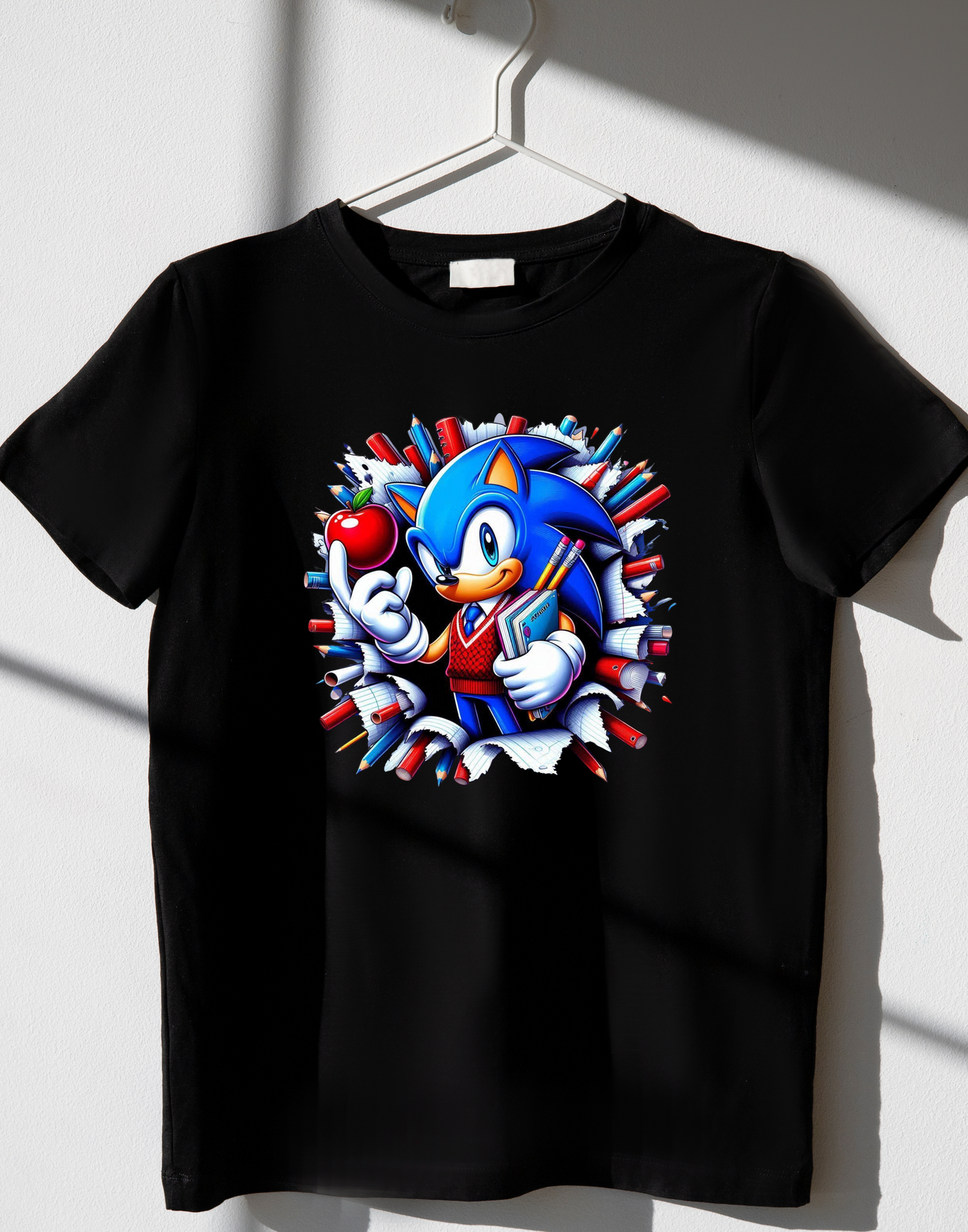 Sonic back to school -  DTF TRANSFER Prints