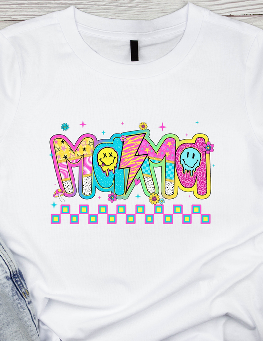 Mama Emoji retro-  DTF TRANSFER Prints 10 x 6 inches