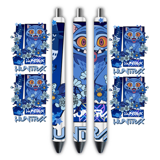 kpop demon hunter cat- Pen wrap 1.3 x 4.3 inches