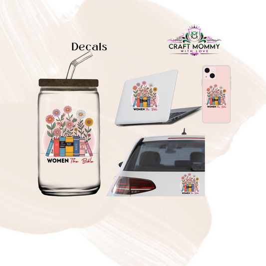 Woman the bible- Decals Sticker