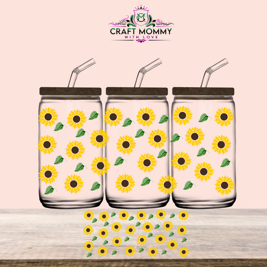 Sunflower- UV DTF Wrap 16oz
