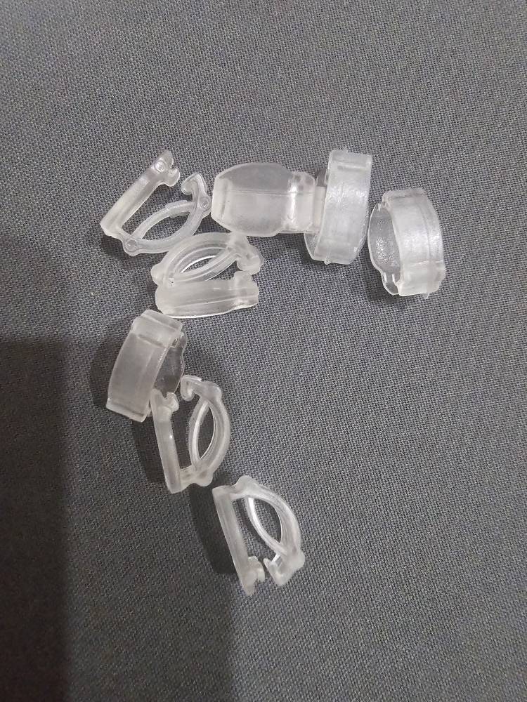 Shoe lace or pony tail attachment 50pcs