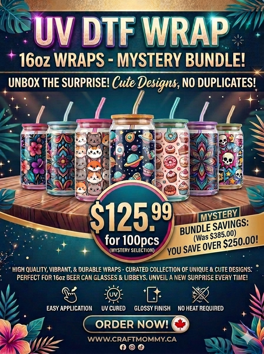 Mystery Bundle Savings! UV DTF wraps