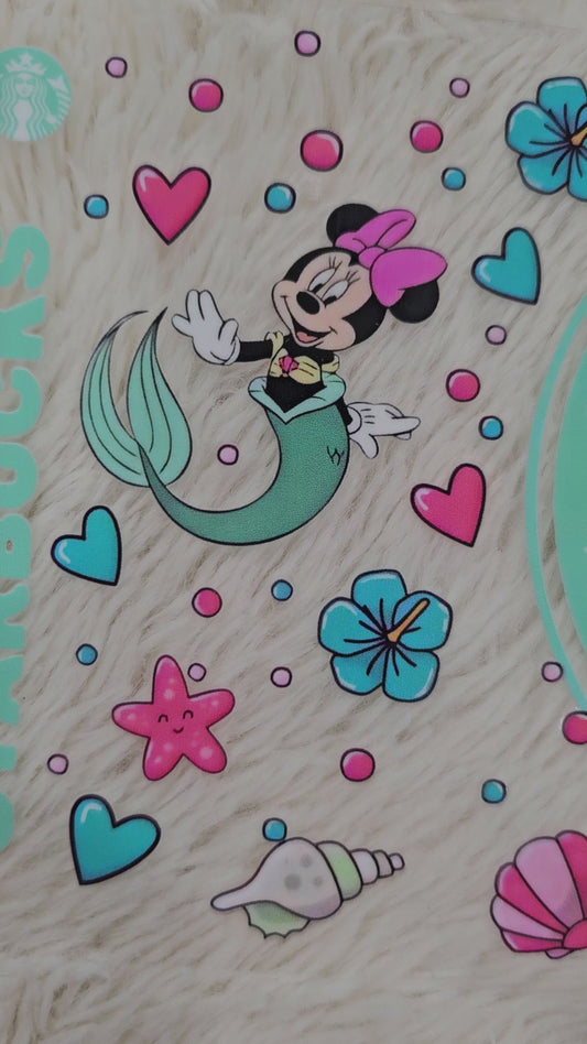 Mermaid Mouse  - UV DTF WRAP