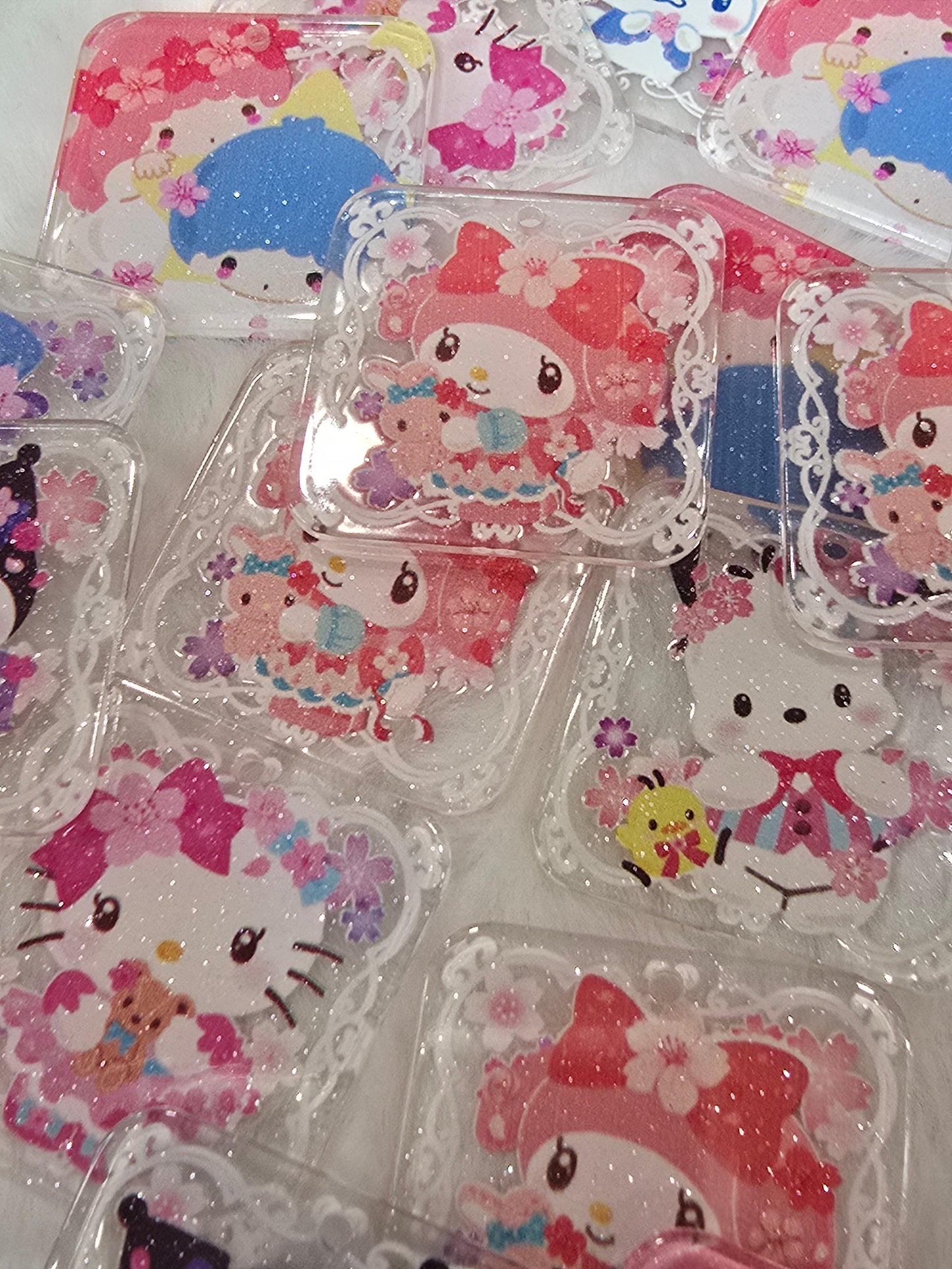 Laser Acrylics- Square SanriO Style 003