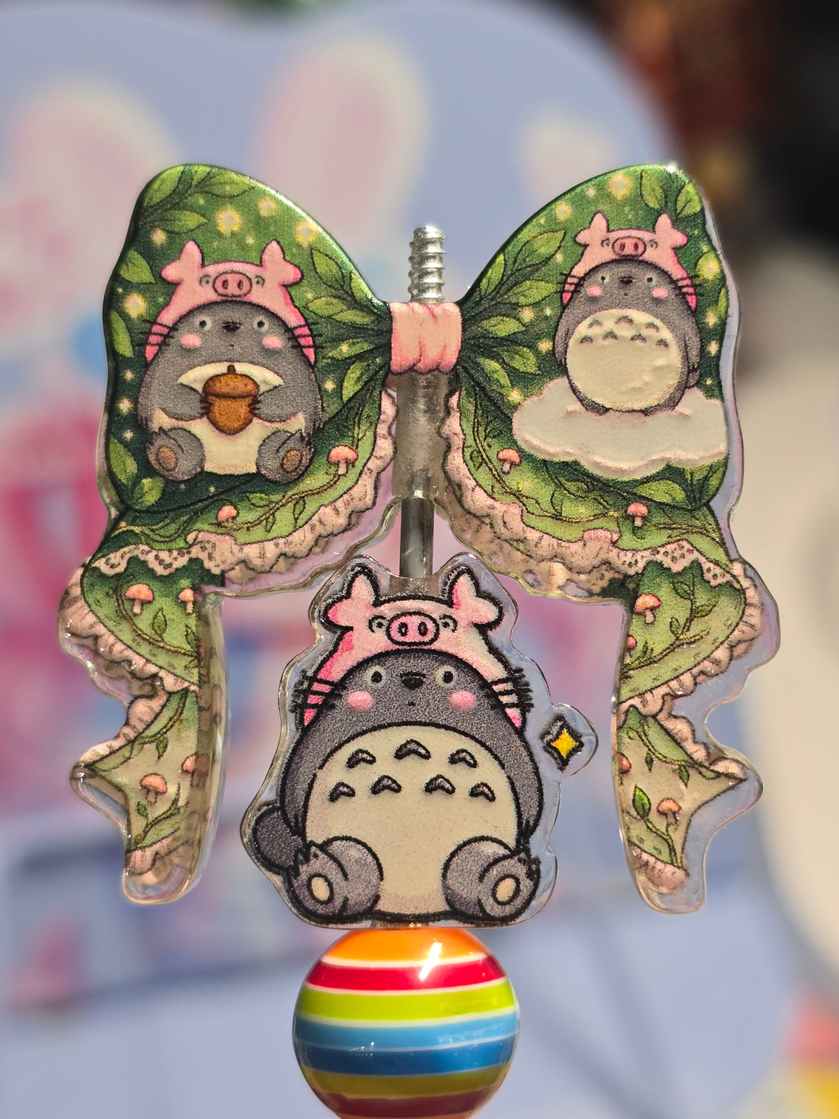 Acrylic bow set Focal- Totoro