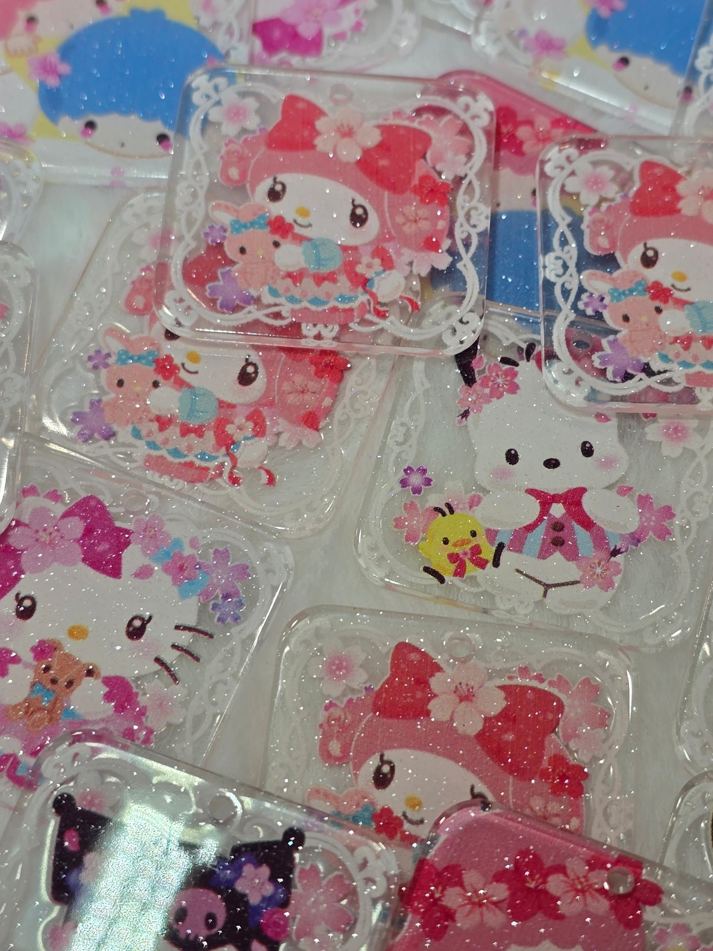 Laser Acrylics- Square SanriO Style 003