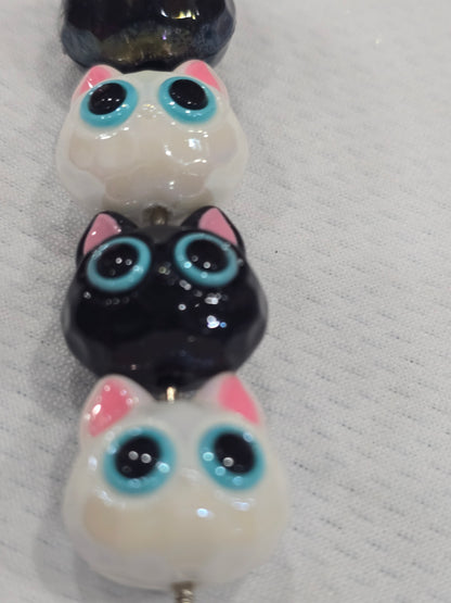 3D Cat beads 5pcs/pack