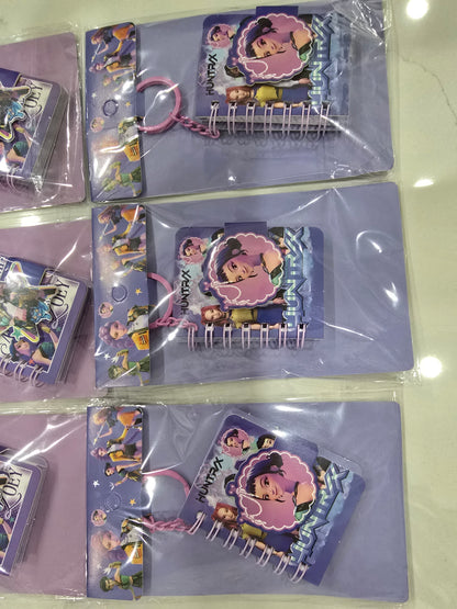 Kp0p Demon Hunter Huntrix Mini Notebook keychain