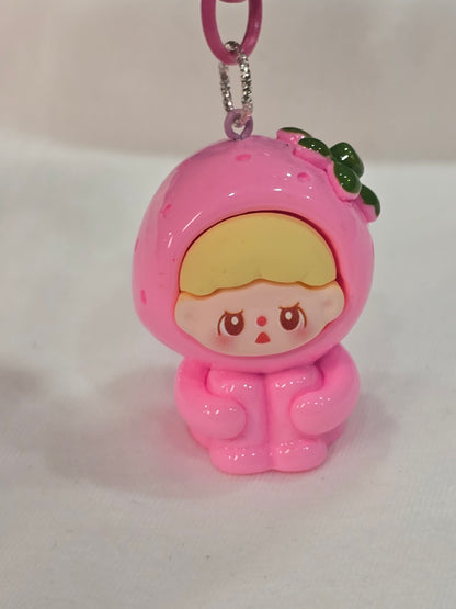 Handmade with love keychain Pink cutesy popmart
