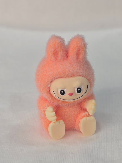 Labubu orange- 3D Charms Keychain
