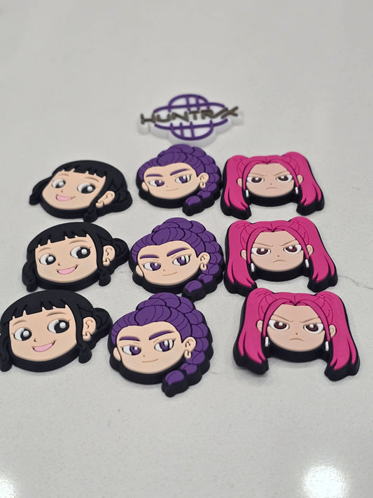 Kpop Mira,zoey and rumi huntrix croc charms -  $7/10pcs