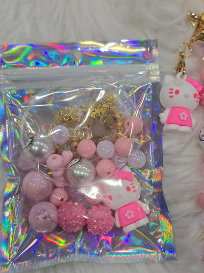 DIY Phone & Bag Keychain Kit – HK with 3D charm