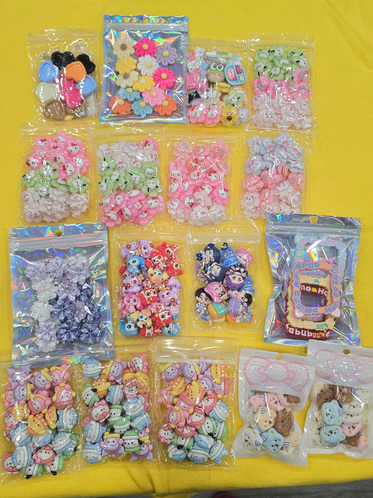 Clearance Charms flat back packs