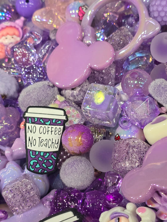 Purple Mix beads and focals