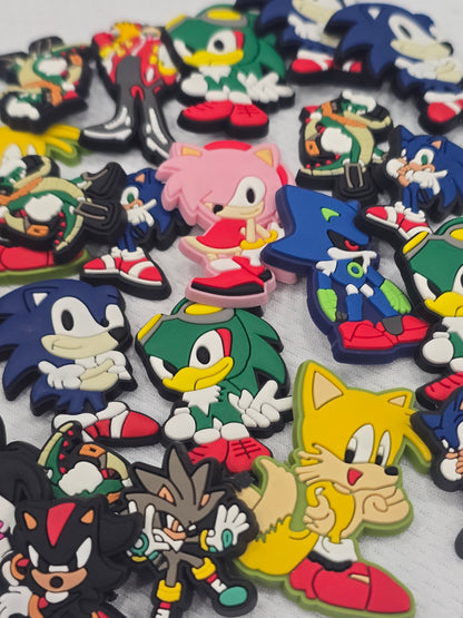 Sonic Croc Charms-  $7/10pcs