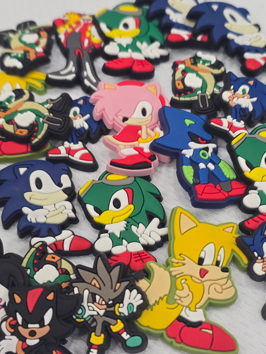 Sonic Croc Charms-  $7/10pcs
