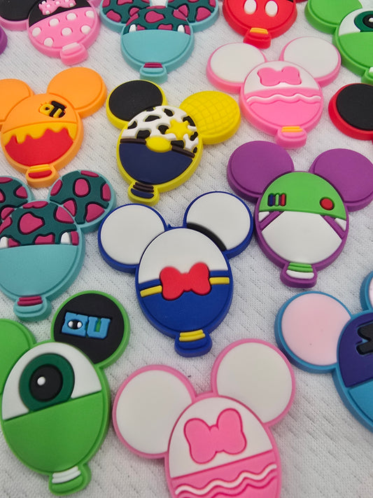 D1snEy heads croc charms -  $7/10pcs