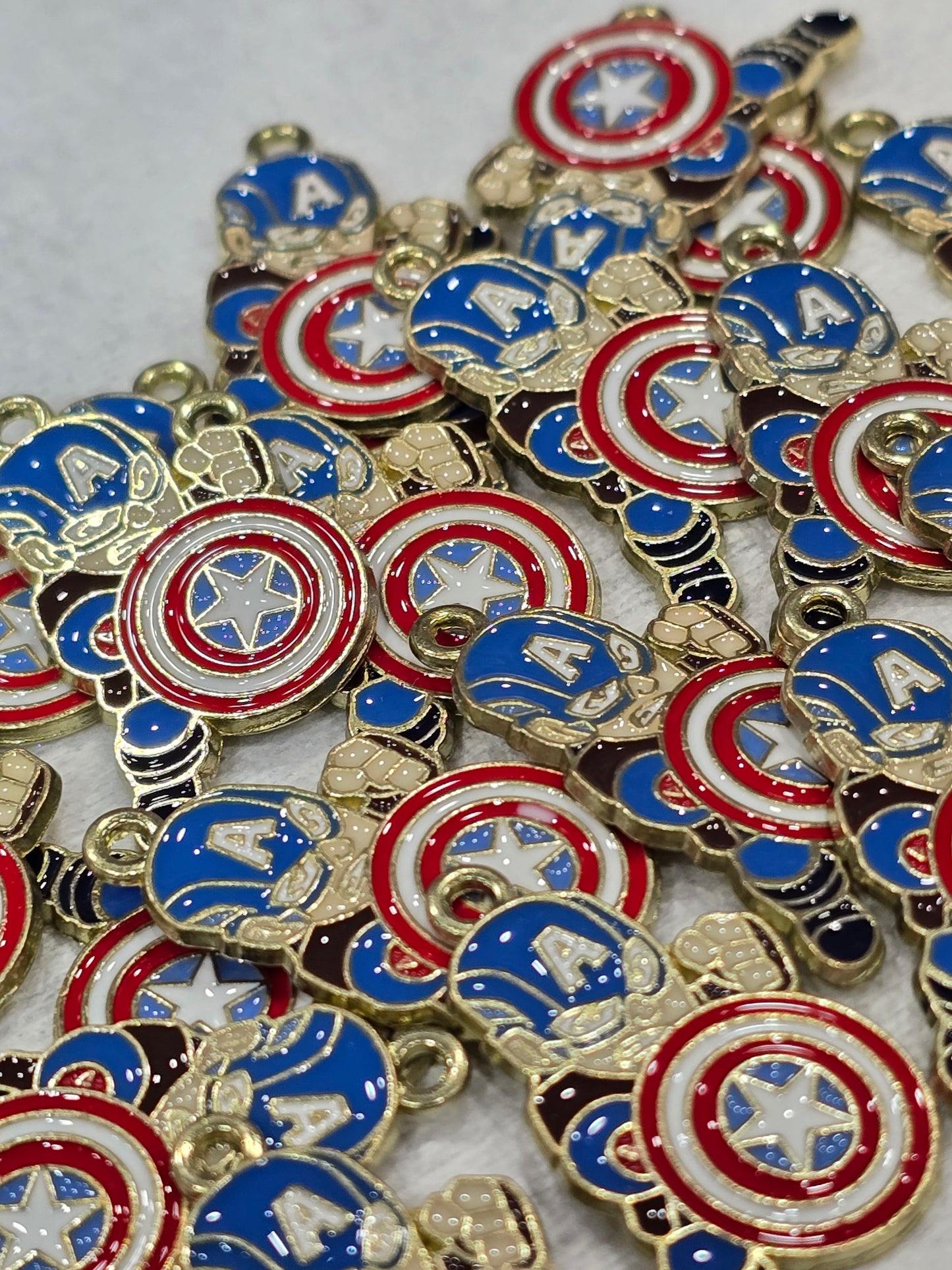 Captain America- Metal Charm Pendant