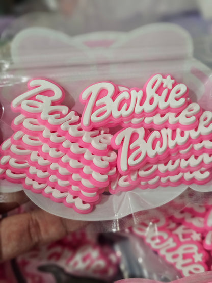 Barbie Pink- Soft Charms set of 12pcs