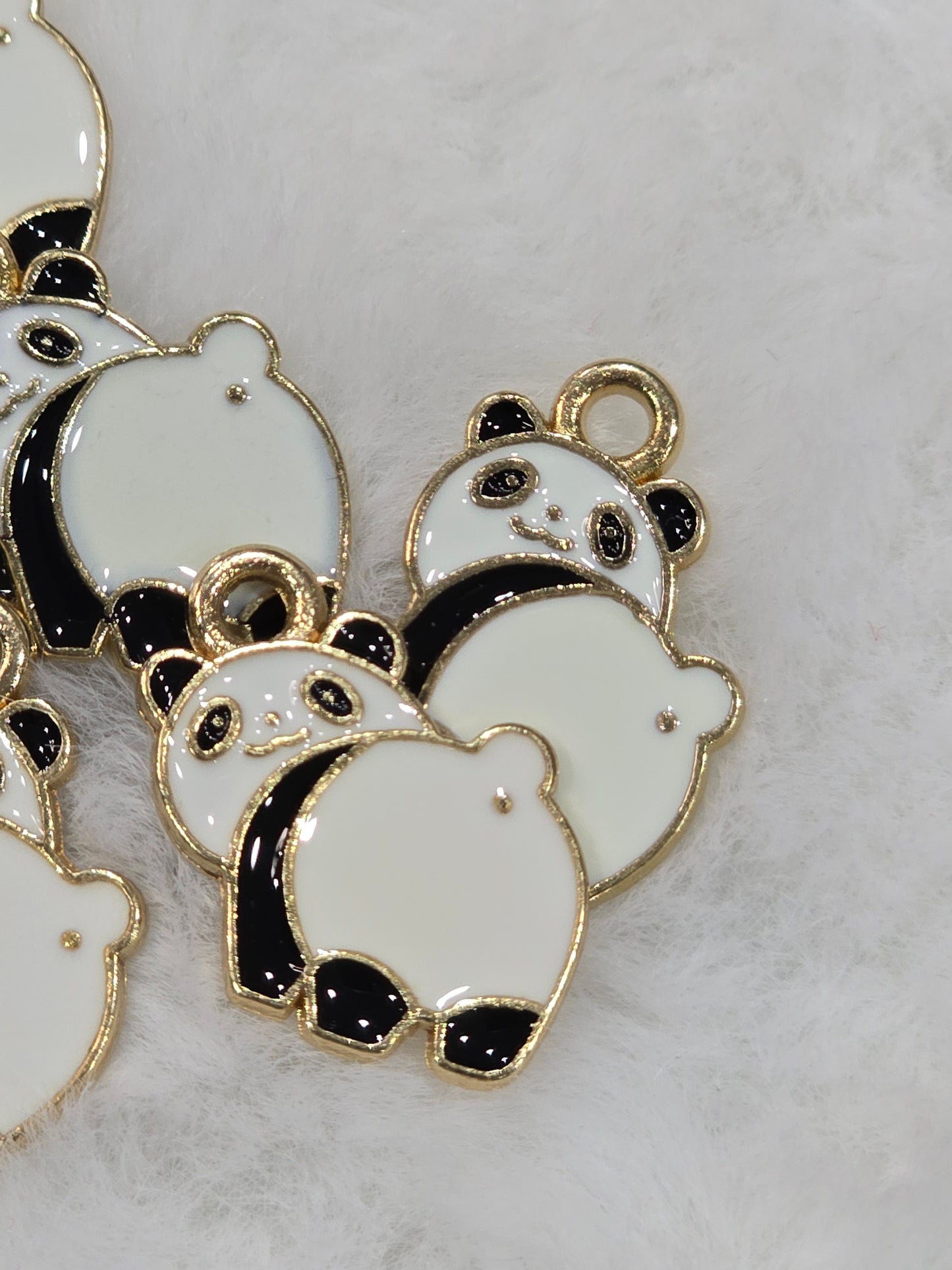 Cute panda Metal pendant charms