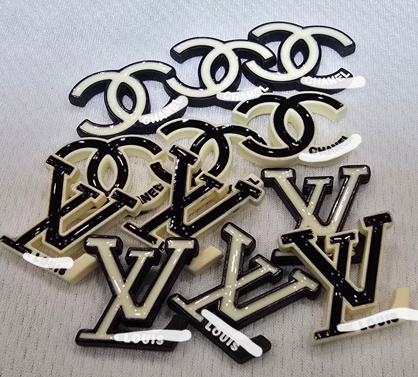 CC & LV Flat back charms