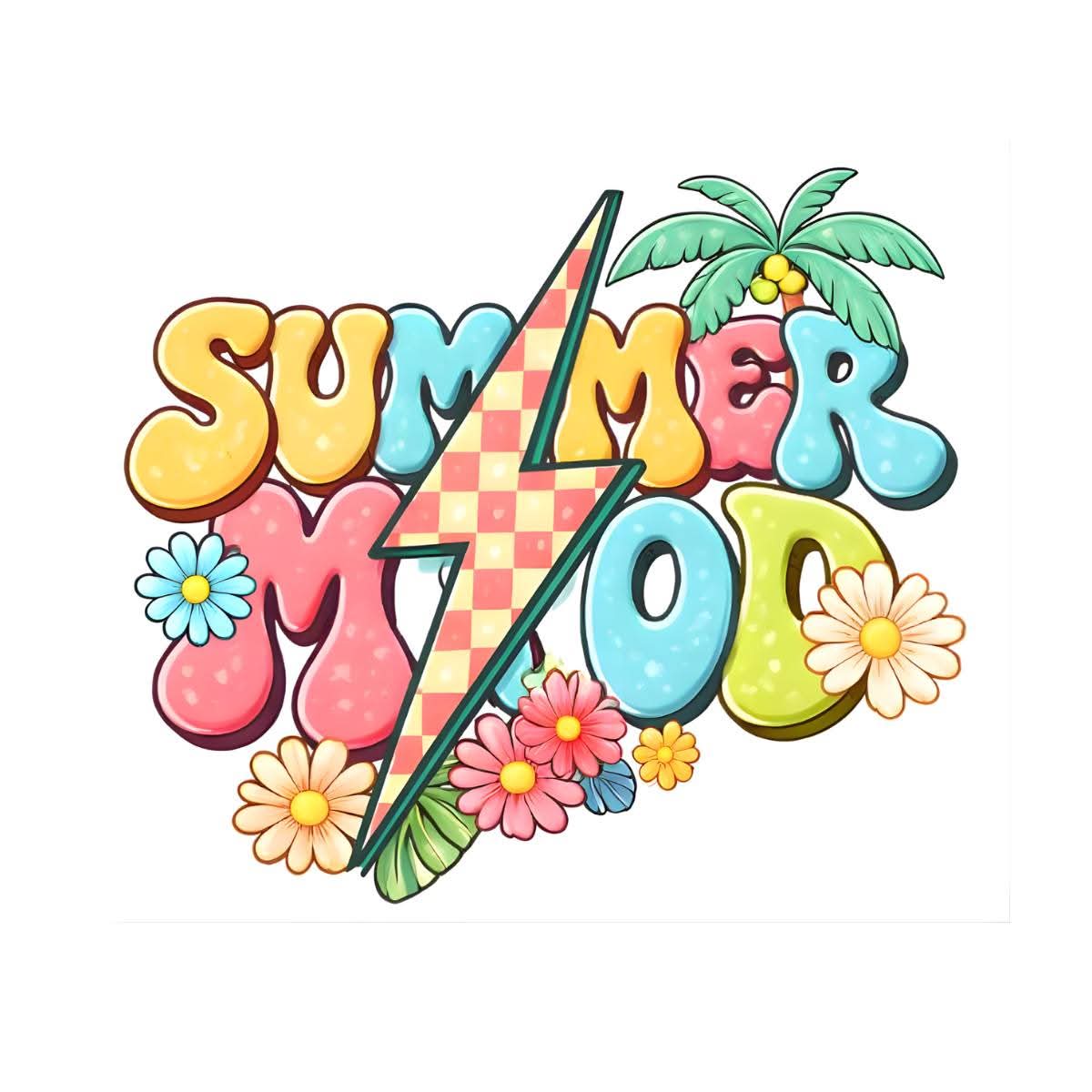 Summer vibes collection -DTF TRANSFER Prints  10 x 10 inches