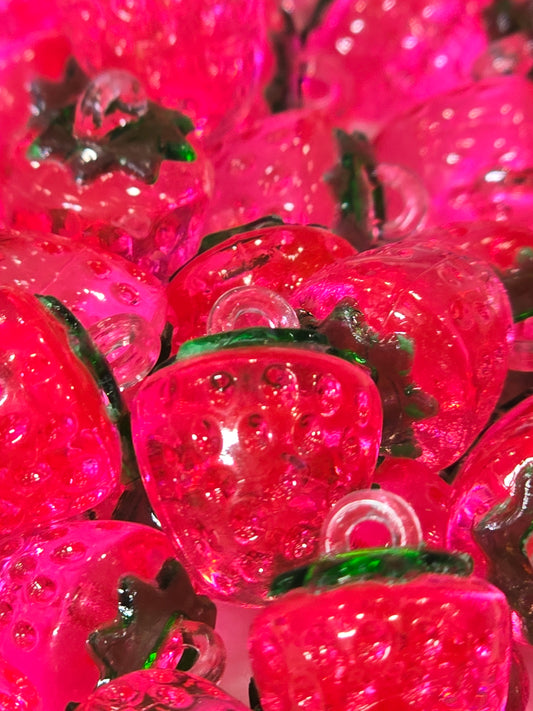 Strawberry - 3D Acrylic Pendant