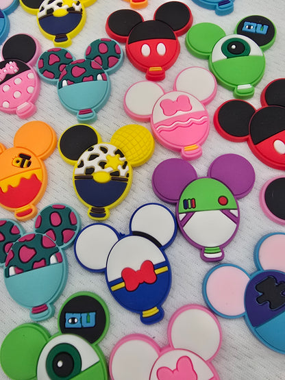 D1snEy heads croc charms -  $7/10pcs