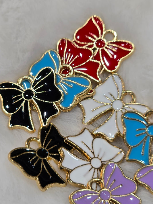 Bows Metal pendant charms