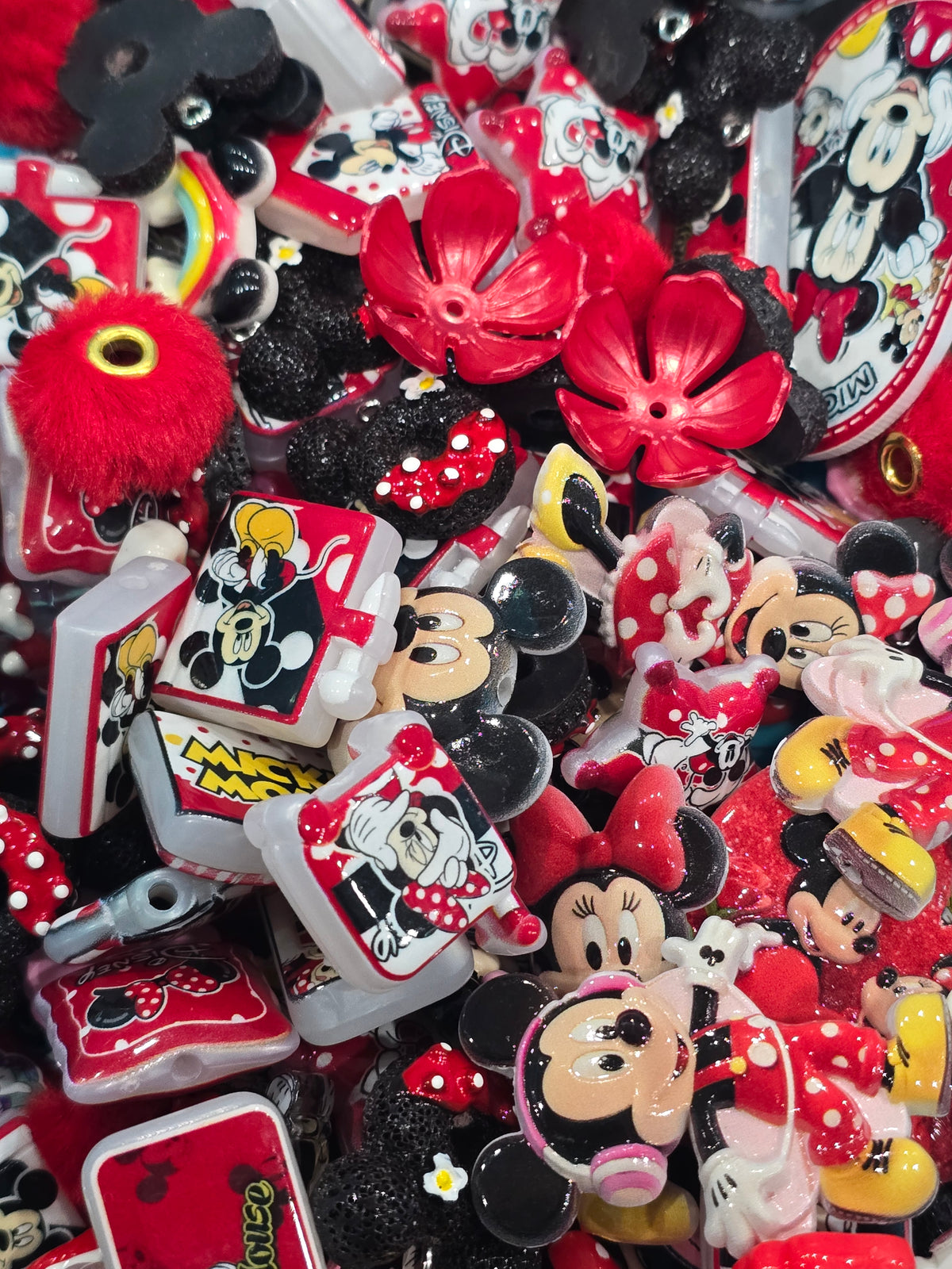 Character Theme Mix Beads- Mouse