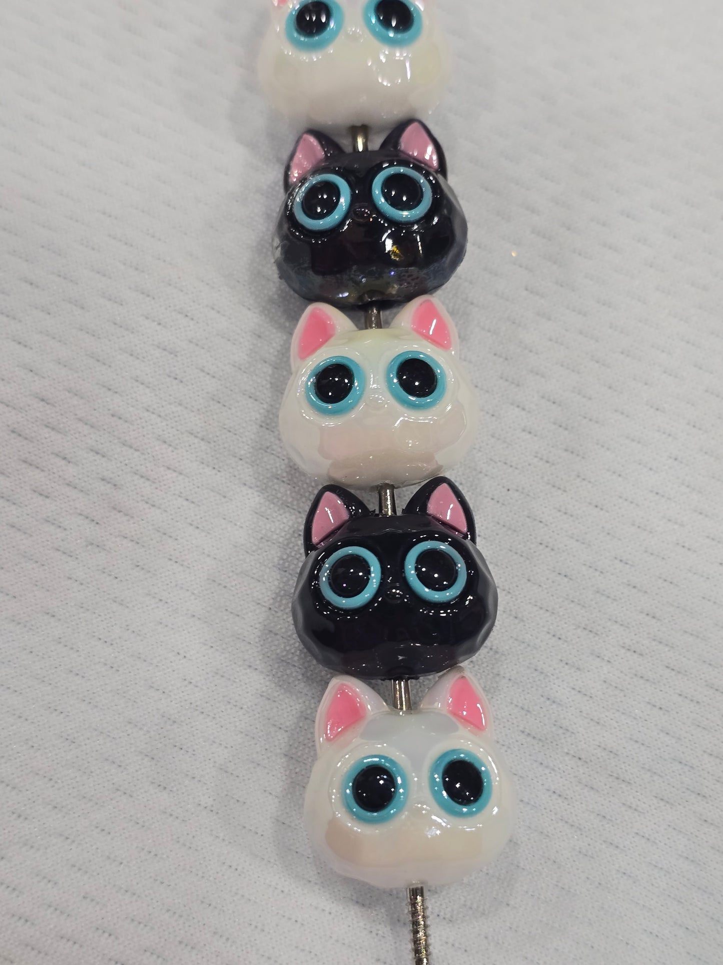 3D Cat beads 5pcs/pack