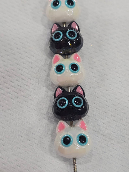 3D Cat beads 5pcs/pack