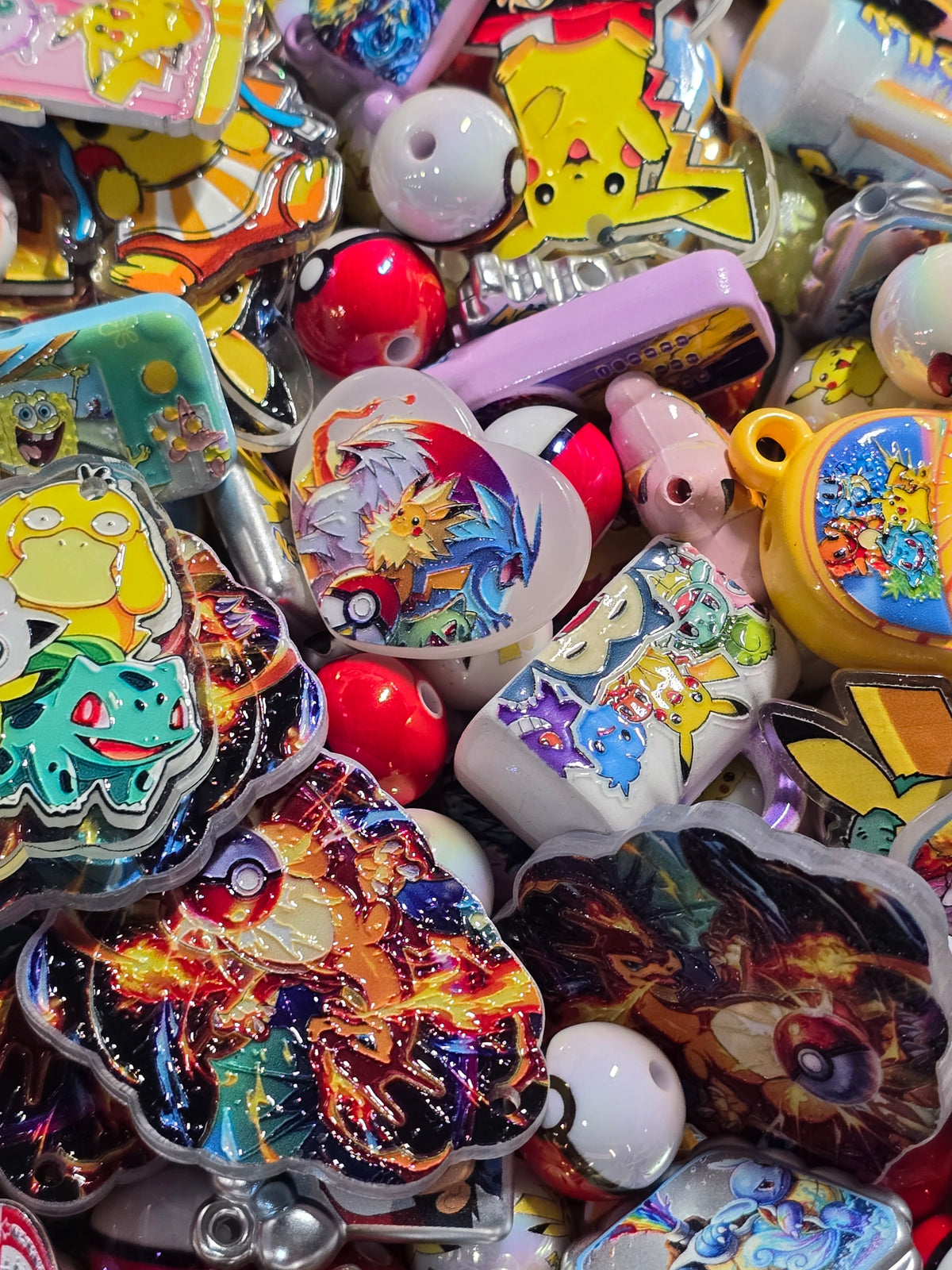 Character Theme Mix Beads-Poke