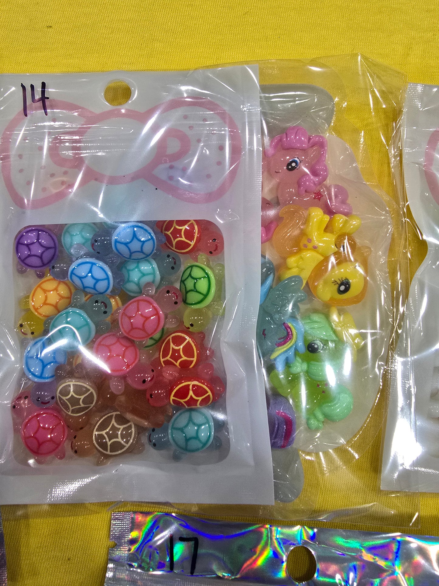 Clearance Charms flat back packs batch #2