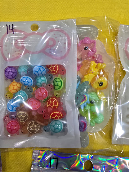 Clearance Charms flat back packs batch #2