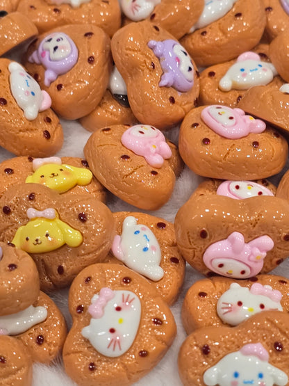 Heart cookie Flat back Charms