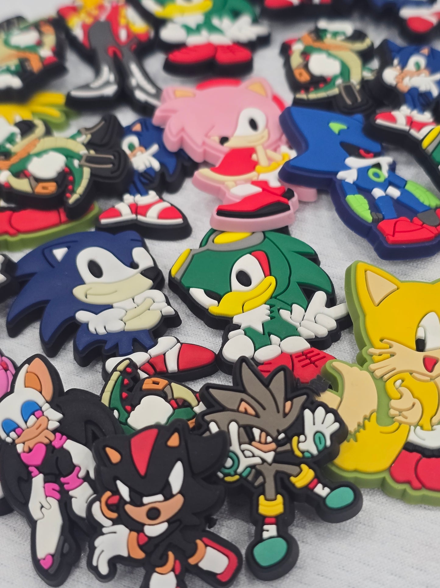 Sonic Croc Charms-  $7/10pcs