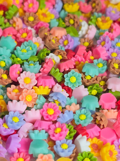 Pastel Roses- Small Decorative Charms 10grams