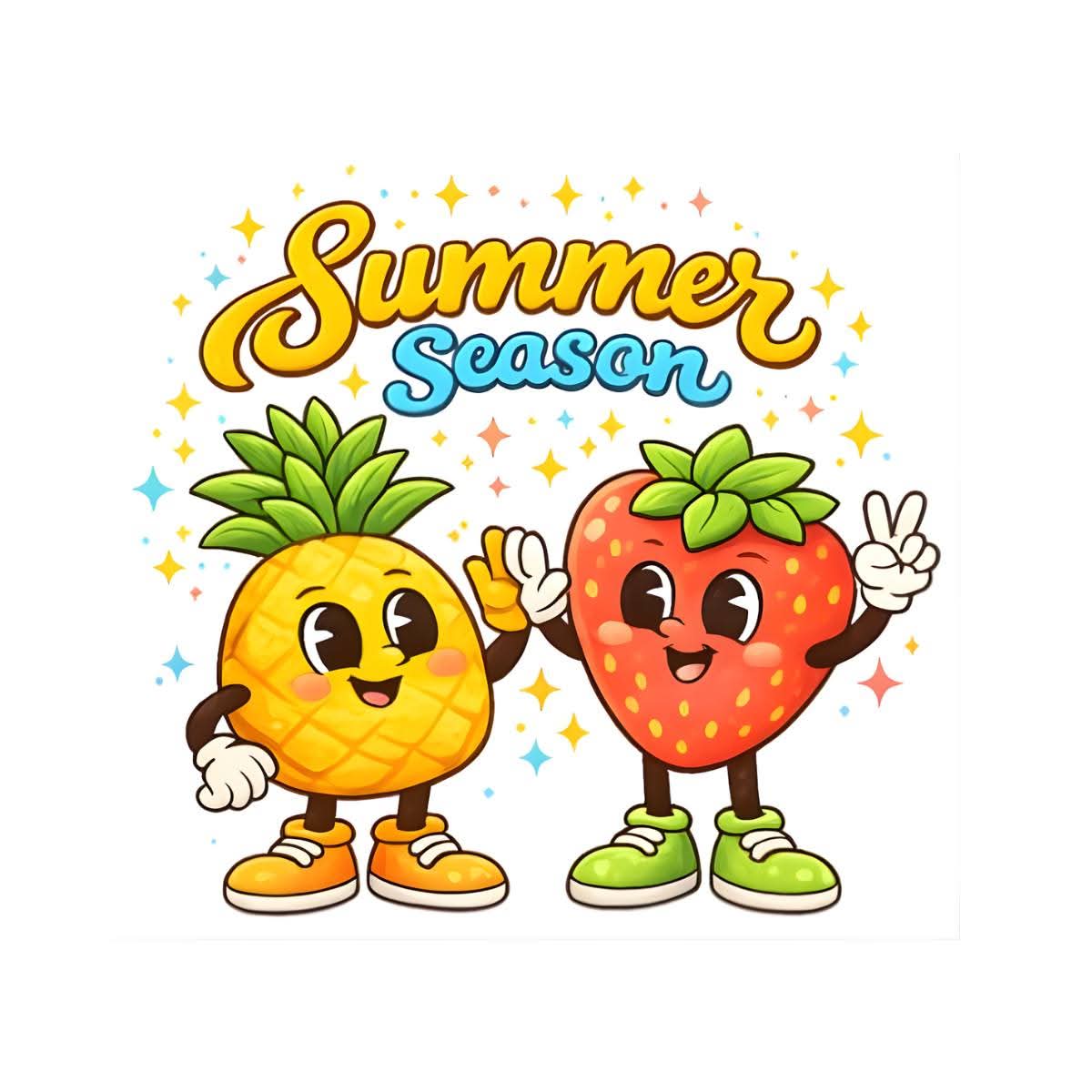 Summer vibes collection -DTF TRANSFER Prints  10 x 10 inches