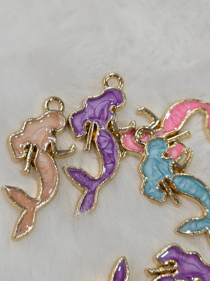 Mermaid Metal pendant charms
