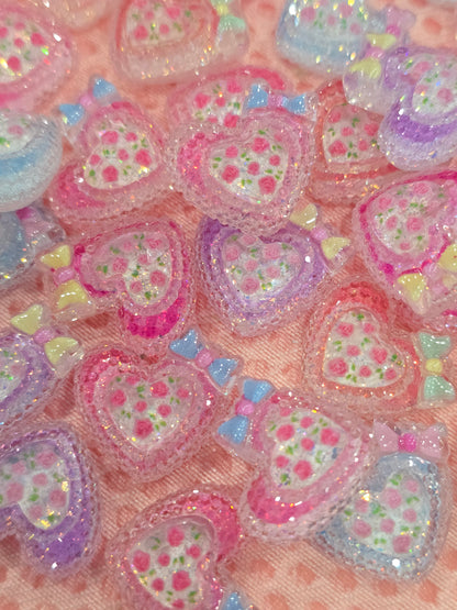 Sugar hearts mix charms
