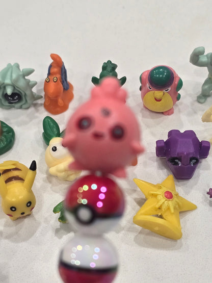 Decorative 3D small charms Poke set of 24