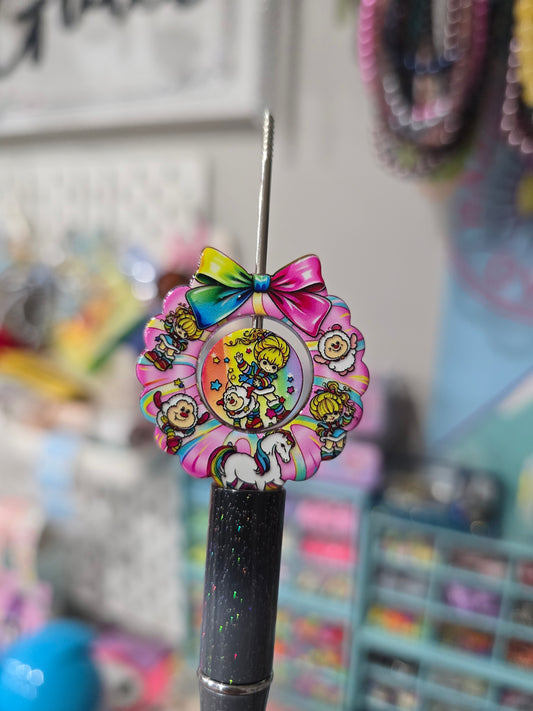 Focal beads- rainbow bright