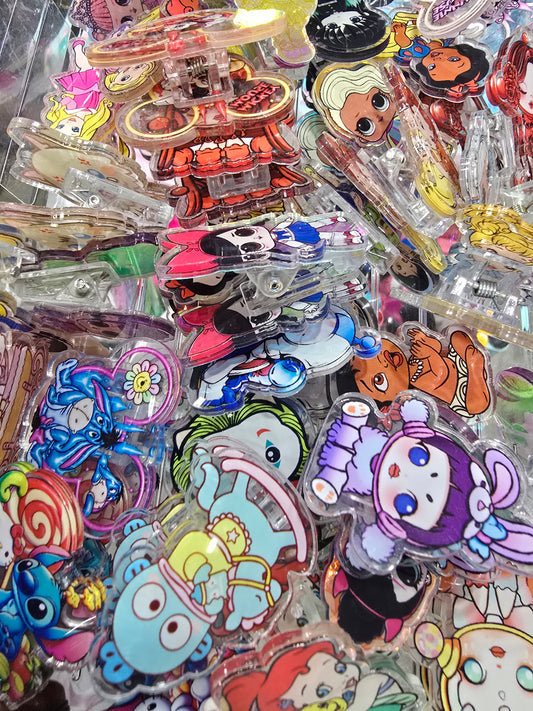 Acrylic Paper Clip Bundle 10pcs/1pack