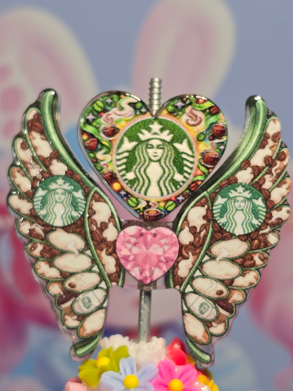 Acrylic bow set Focal- SB coffee