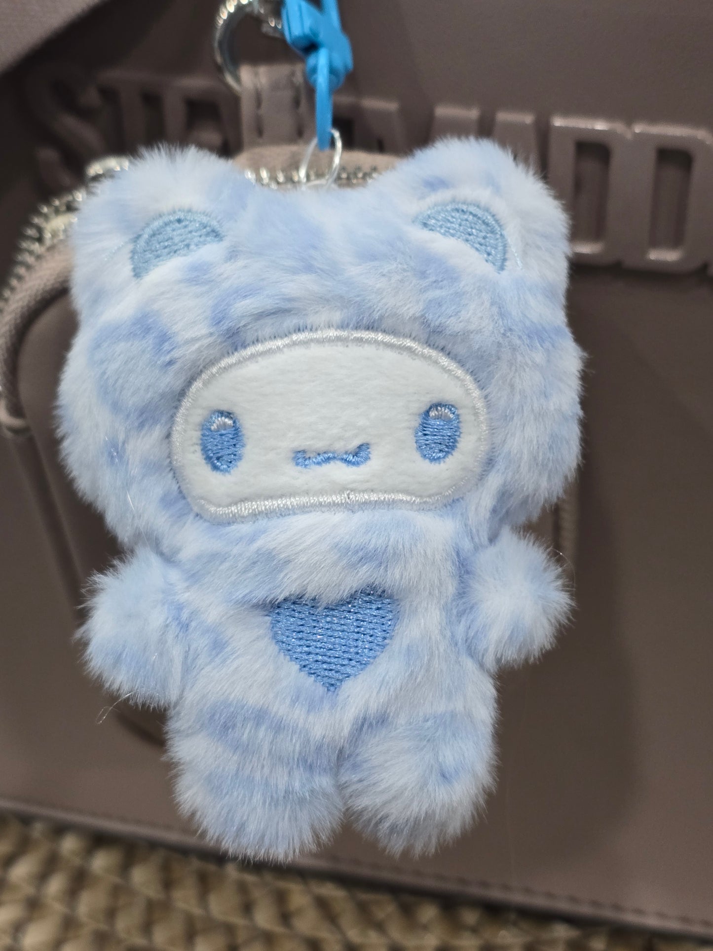 Plushie Keychain-  Light blue HK