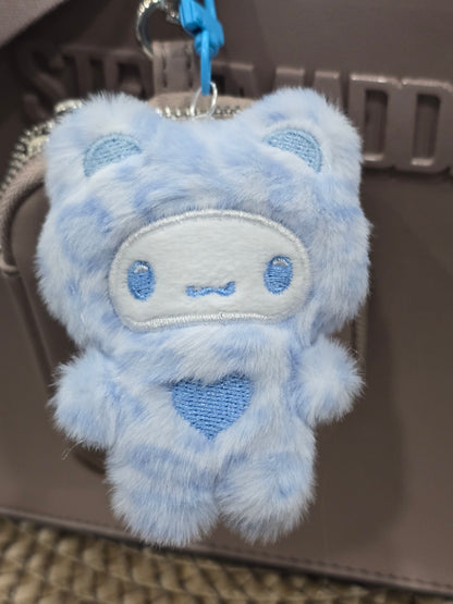 Plushie Keychain-  Light blue HK