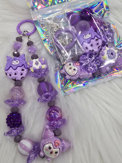 DIY Phone & Bag Keychain Kit – Kuko purple cookie